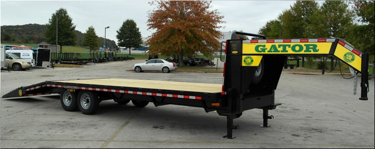 Gooseneck flat bed trailer for sale14k  Johnston County, North Carolina